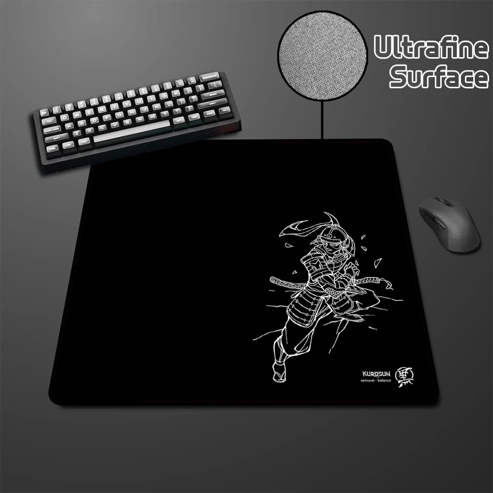 Gioco Professional Balance Tappetino per mouse Kurosun Samurai Gaming E-Sports Mouse Pad Superficie ultrafine Premium Mousepad Gamer Tappetino da scrivania