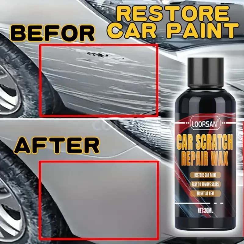 Kit cera antigraffio, soluzione universale per la rimozione dei graffi e la lucidatura di tutti i colori della vernice per auto, ripristino del veicolo