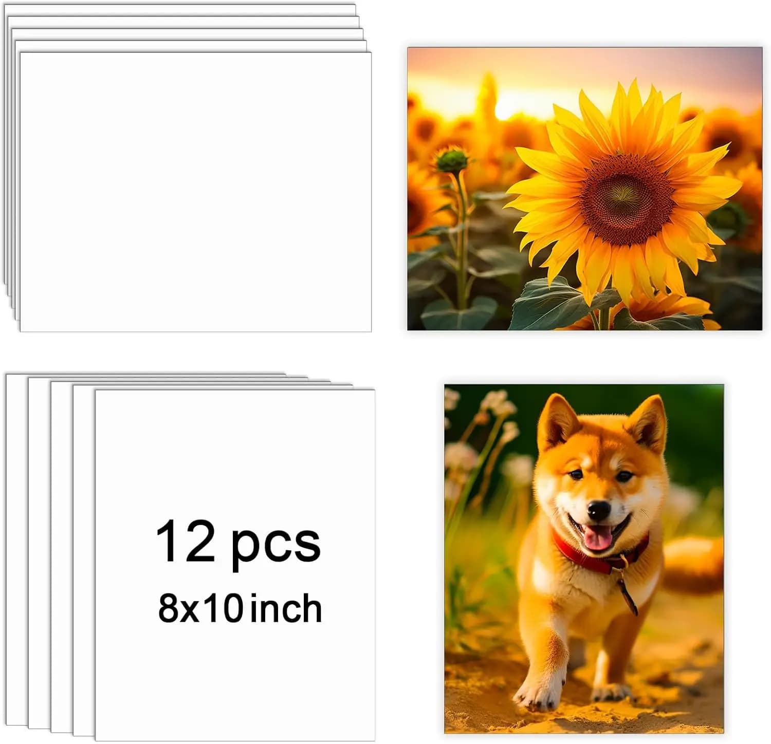 12 Pcs 0.45mm Thick Photo Frames 8x10 Inch Sublimation Sign Blanks Aluminum DIY Photo Sign Wall Frame Poster For Living Room