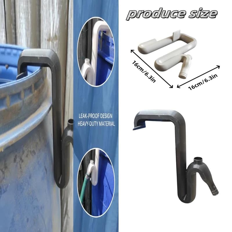 1 pcs Self-adhesive Siphon Tube for Automatic Exhaust and Filling, Water Transfer Pipe, Garden Pipe Tools with Hook