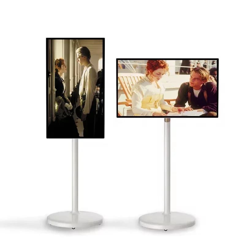 32 Inch Personalized TV Advertising Monitor with Touch Incell Screen, Smart TV Portable Follow by Me from 32 Inch
