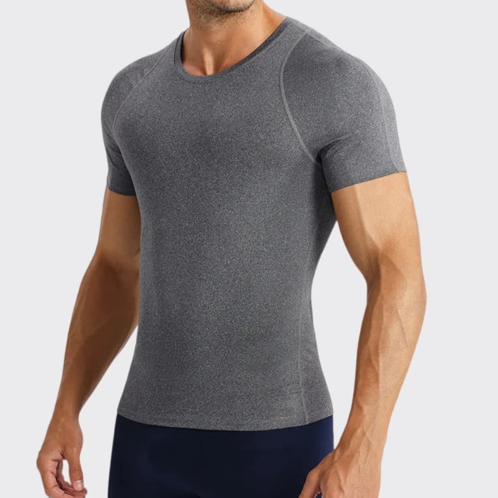 2026 Men's Running Quick Drying T-shirt Sportswear Men Summer Tight Top Tee Short Sleeve Breathable Fitness Sports Athletic Wear