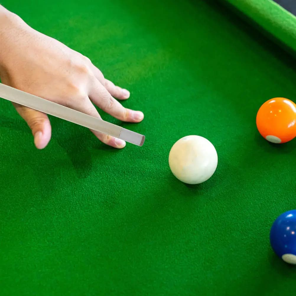 3Pcs Wooden Short Pool Cue Mini Billiard Cue Stick for Beginners Indoor Outdoor Travel Small Space Accurate Shooting