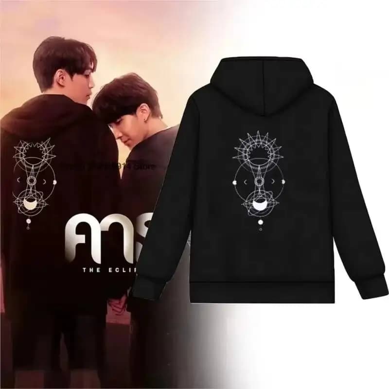 Felpa con cappuccio per uomo e donna, cappotto unisex della serie TV, Eclipse First Khaotung, maglione invernale caldo per gli innamorati