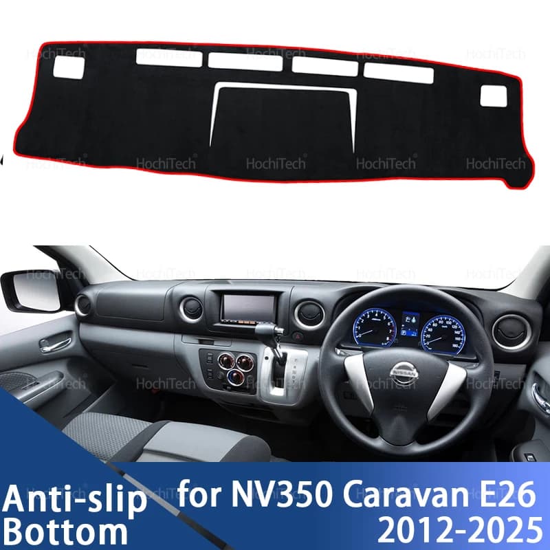 For NV350 Caravan E26 2012-2025 Dashboard Cover Board Anti-Slip Mat Protect Pad Car Accessories Sunshade Carpet Rug