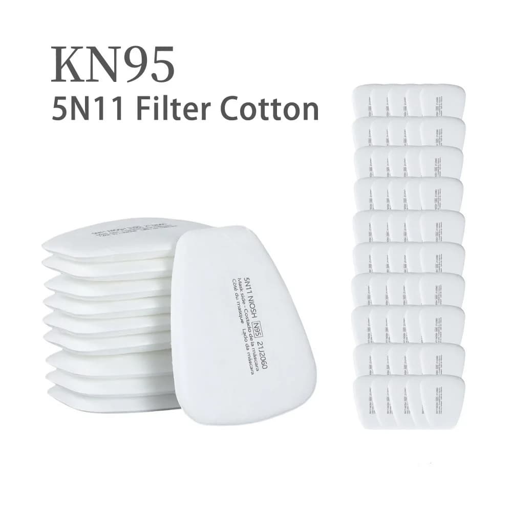 10/20pcs KN95 Pre-filter 5N11 Dustproof cotton filter for 6200/7502/6800 Dustproof mask Breather Spray paint Accessories