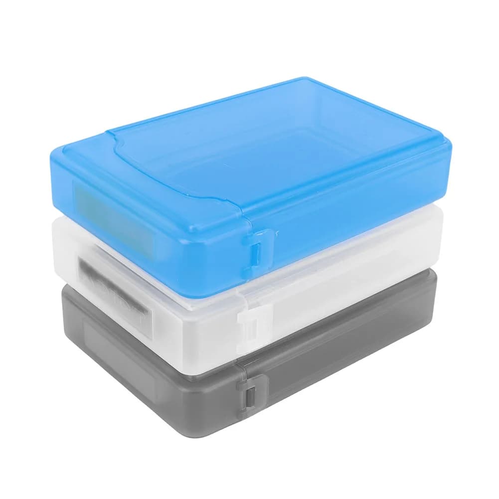 Scatola di immagazzinaggio del disco rigido esterno IDE SATA da 3.5 pollici custodia per disco rigido HDD in plastica multicolore custodia per HDD custodia per HDD