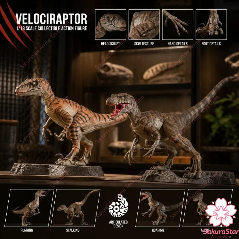 【In stock】Nanmu Studio Raptor 2.5+ Velociraptor Shadow Blade Tiger Blade Posable Dinosaur Figure Tracking Eyes Collectible Toy