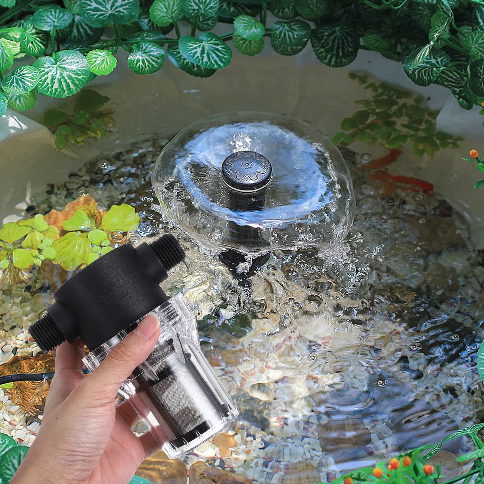 Filter for Water Pump, Garden Pipe Filter, For Irrigation, Car Wash, RV Water System, Pipe Filtration