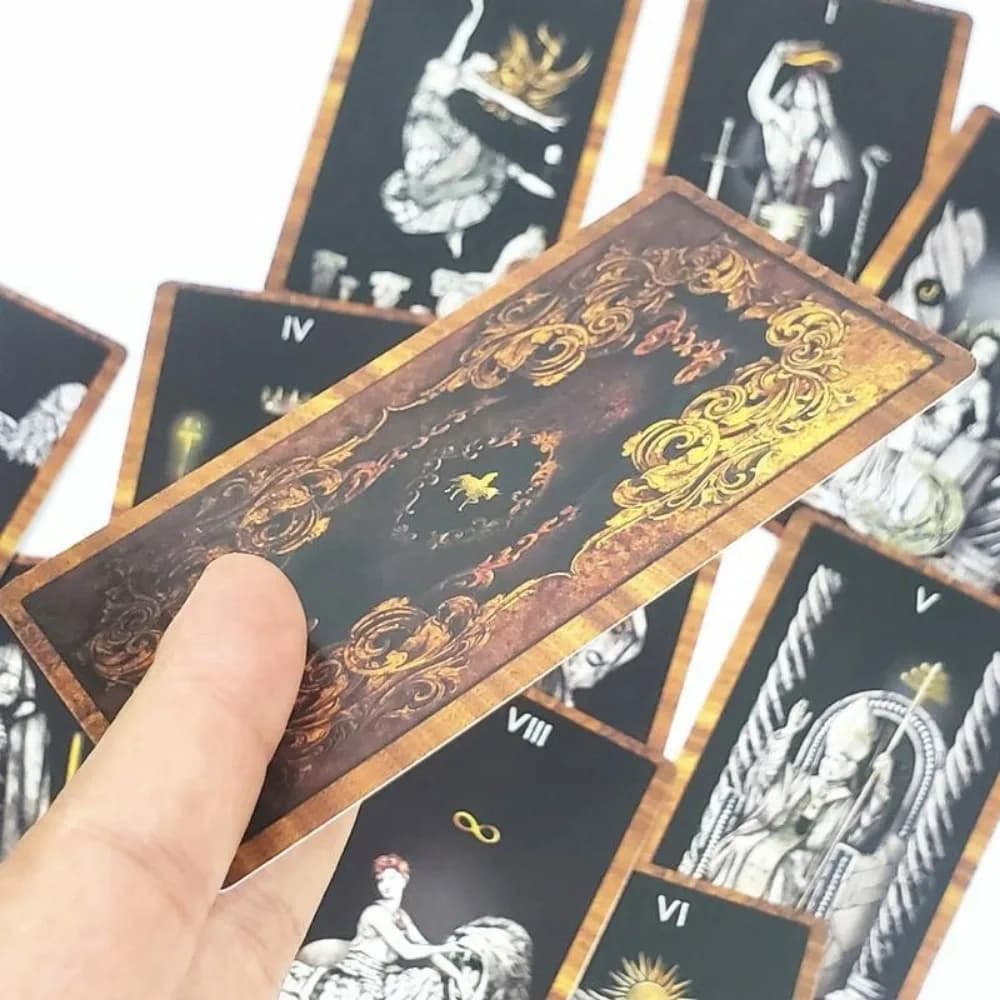 Dancing In The Dark tarocchi 78 carte Oracle Deck E-manuale di istruzioni gioco di imbarco inglese