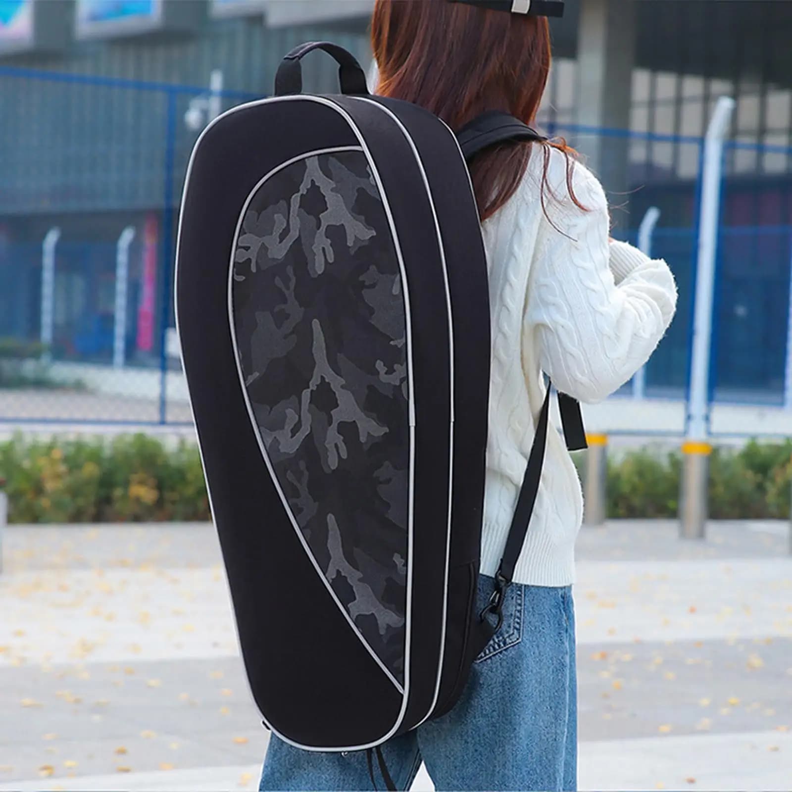 Badminton racket bag with adjustable shoulder strap, tennis bag for badminton rackets, competitions, professional athletes