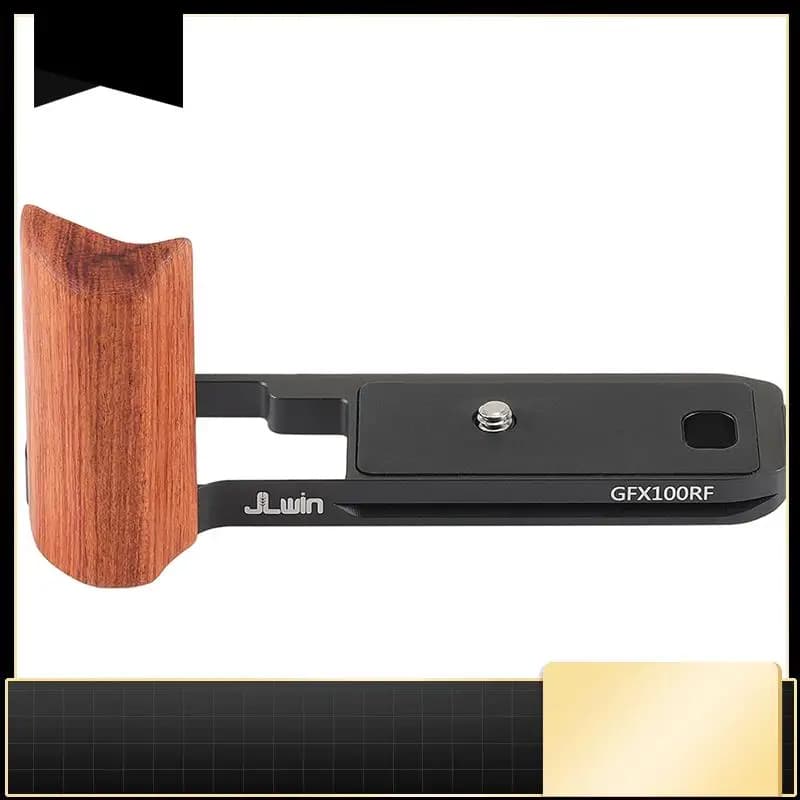 N33R-JLWIN For FUJIFILM GFX 100RF Vertical Wooden Quick Release Quick Release Holder Camera Tripod Quick Release