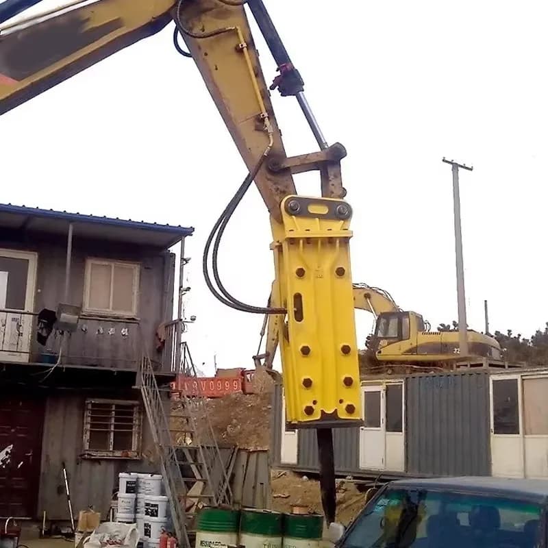 Martello Demolitore Idraulico ad Alta Frequenza con Struttura Stabile per Progetti di Demolizione di Fondamenta Edili
