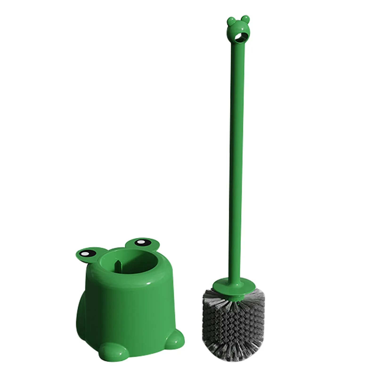 Set Spazzola per WC e Supporto con Manico Lungo, Setole Delicate per una Pulizia Profonda del Gabinetto, per Bagno