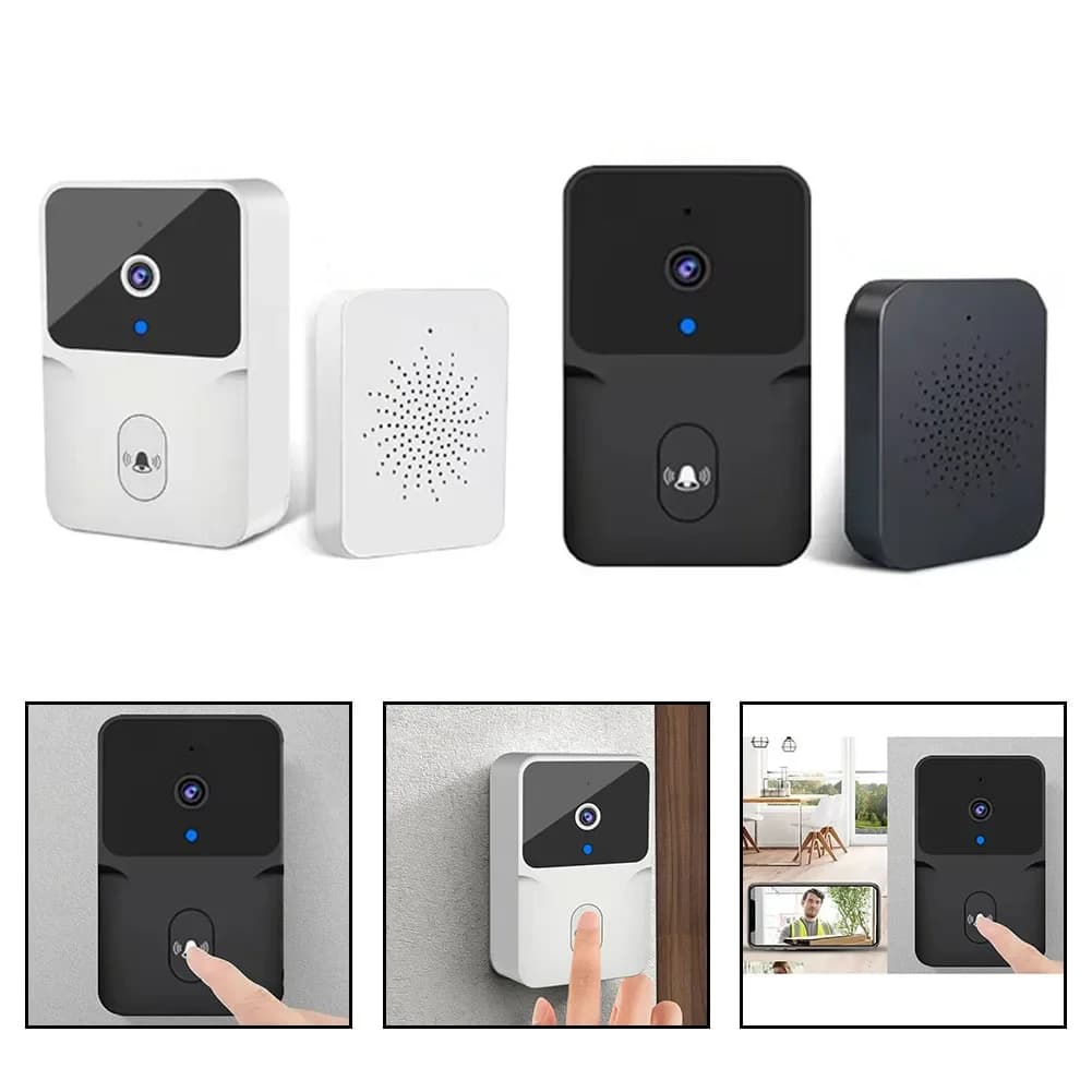 Per Tuya Per Smart Video Campanello di sicurezza Citofono bidirezionale wireless Telecamera HD Campanello visivo wireless Citofono intelligente