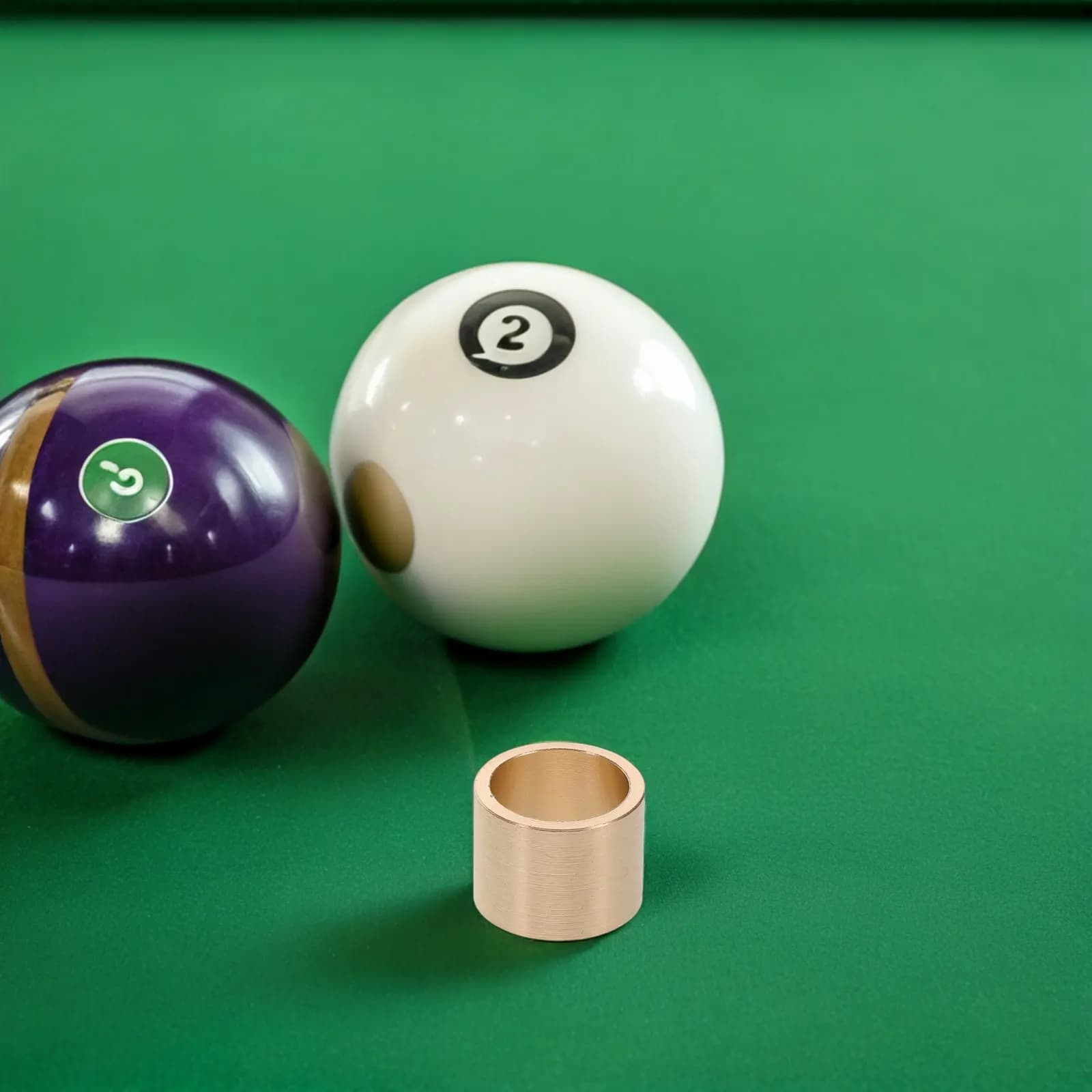10 Pezzi Ferrule in Rame per Stecche da Biliardo 10mm, Strumento di Riparazione Durevole per Punte di Stecche da Snooker, Ricambi per Biliardo, Ferrule per Snooker e Pool