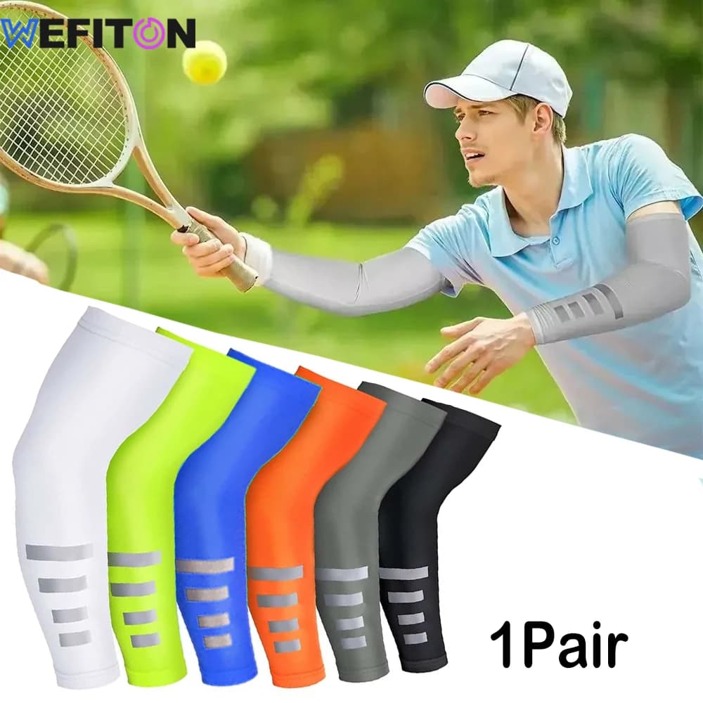 Gloves set and fingerless bracelet - Knit sleeves with thumb hole for racing, cycling, gym - Man and woman (1 pair)
