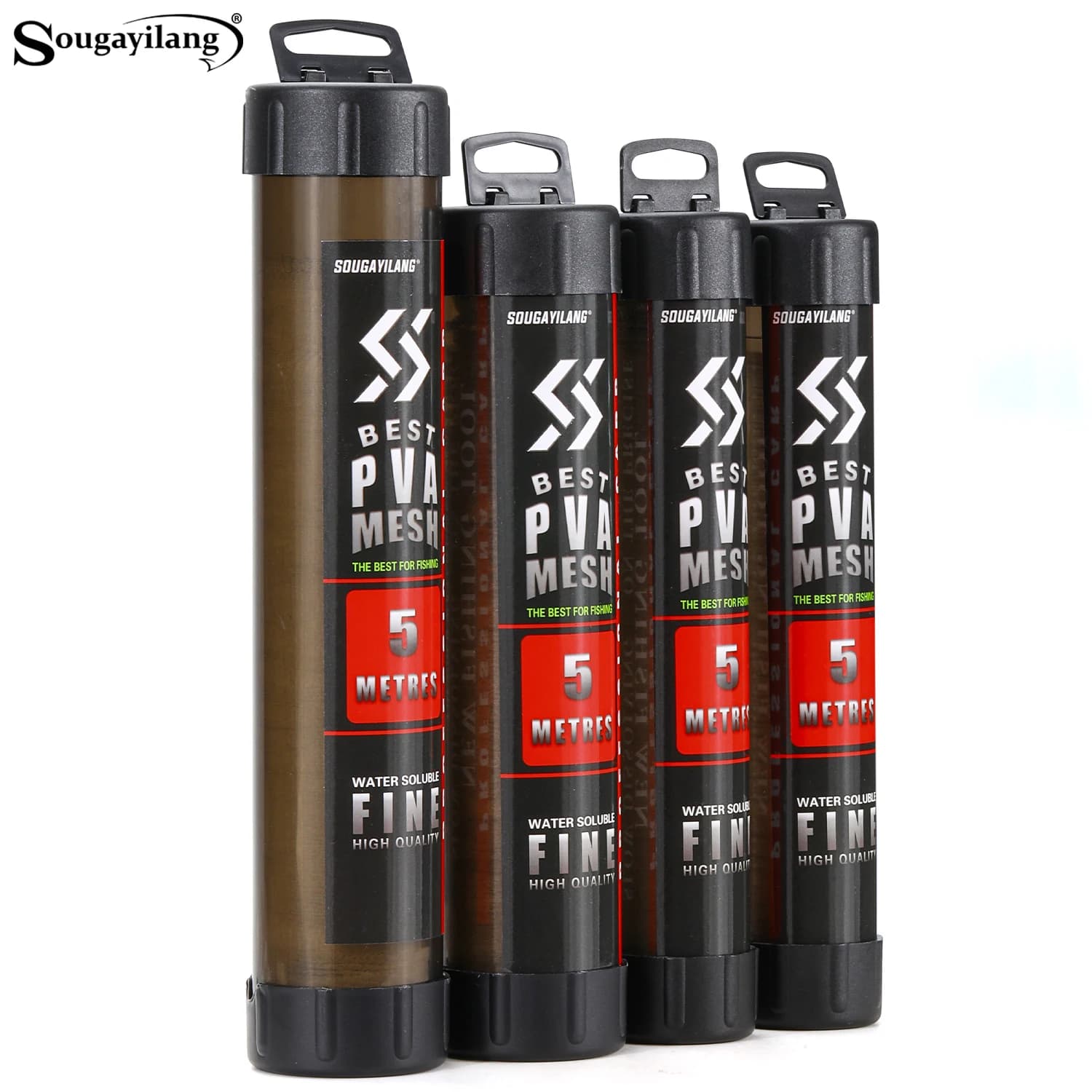 Sougayilang 5 metri PVA rete solubile in acqua dissoluzione rapida attrattivo esca di precisione ad alta efficienza essenziale per la pesca alla carpa