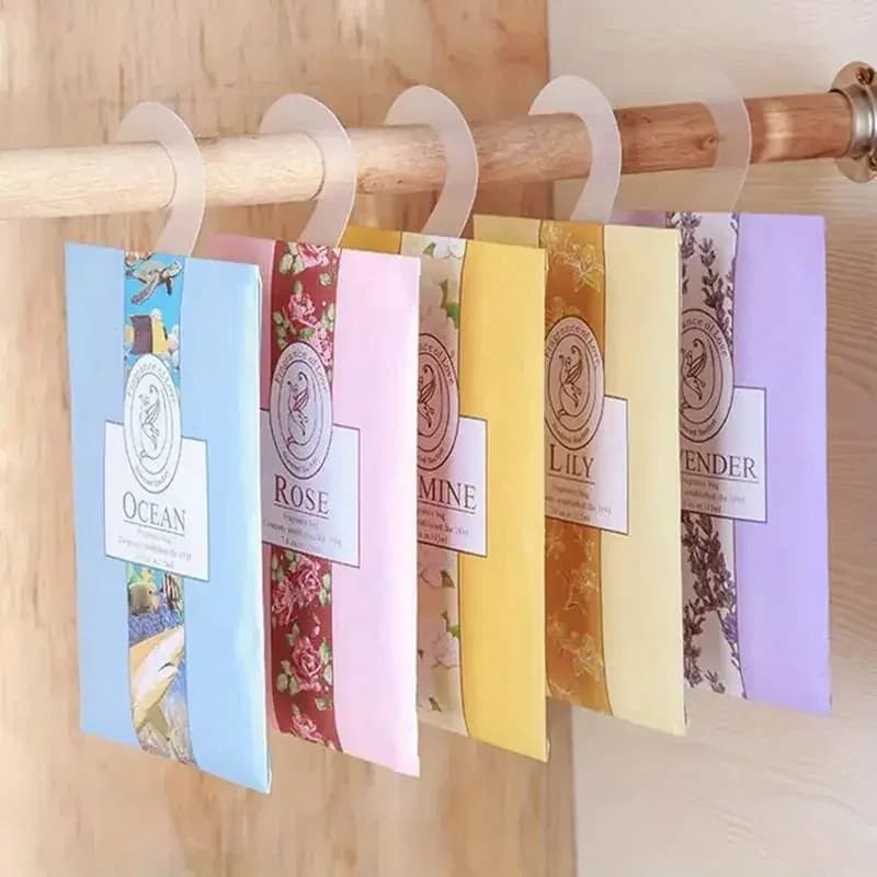 5/6 Pieces Bags Perfumed by Hanging for Armadio, Guardaroba, Auto - Deodorant for Environments and Aromatherapy