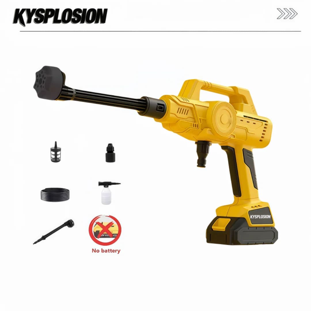 Portable Wireless High Pressure Portable Wireless Tubing Machine With Foam Gun 6 In 1 For Car Washer with DeWalt 20V Battery