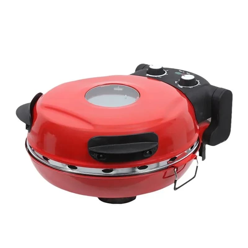 Stone Grill Pizza Machine Visual Window Temperature Control Household Grill Breakfast Machine
