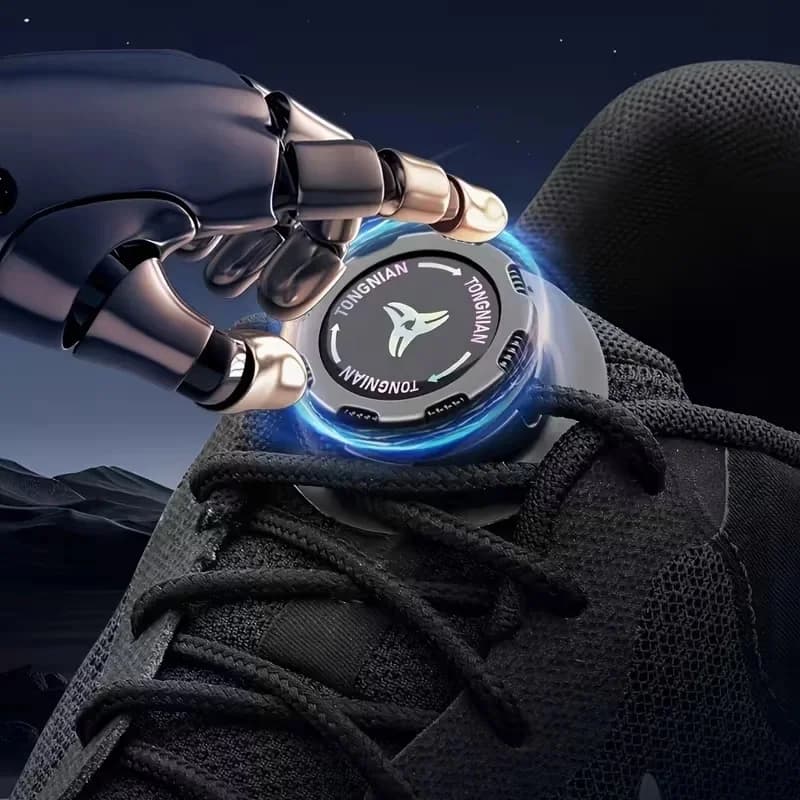 1 pair of closures for sports shoes | Quick-adjustment system, pre-installed for running and outdoor sports.