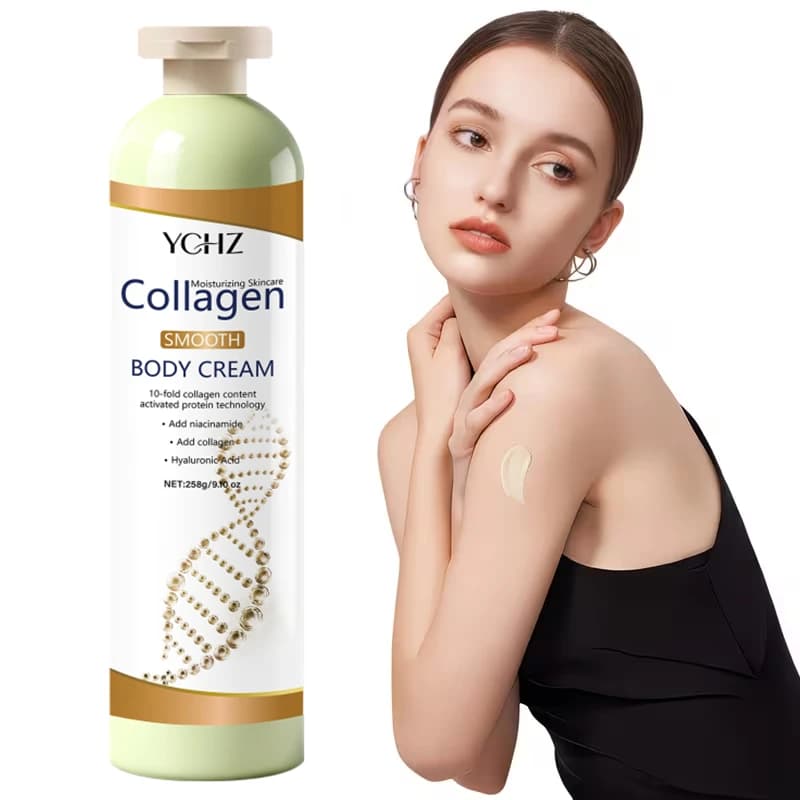 Collagen Moisturizing Body Lotion, Instant Lifting and Firming Body Lotion, Intense Moisturizing and Hydrating, Brightening and Whitening, Collagen/Niacinamide, Reduces Wrinkles and Signs of Aging -258G