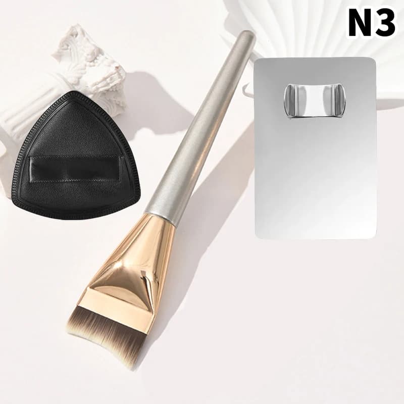 Set di palette per trucco con pennelli per fondotinta, strumento per miscelare la crema per fondotinta, kit di strumenti per trucco cosmetico per trucco per nail art
