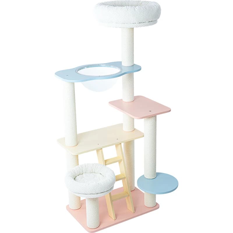 High Quality Multi-Function Cat Tree with Cozy Condo & Scratching Posts and Play Platforms for Any Size Cats Wholesale