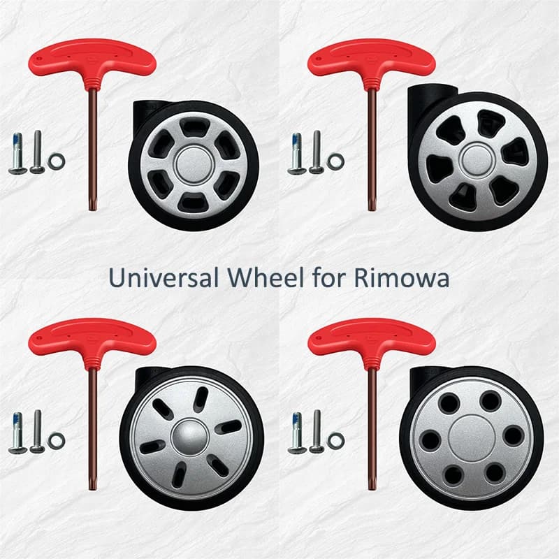 1 PC Ruota Universale con Viti e Strumento per Rimowa Valigia Riparazione Ruote per Bagagli Trolley Case Ruote Accessori per Bagagli
