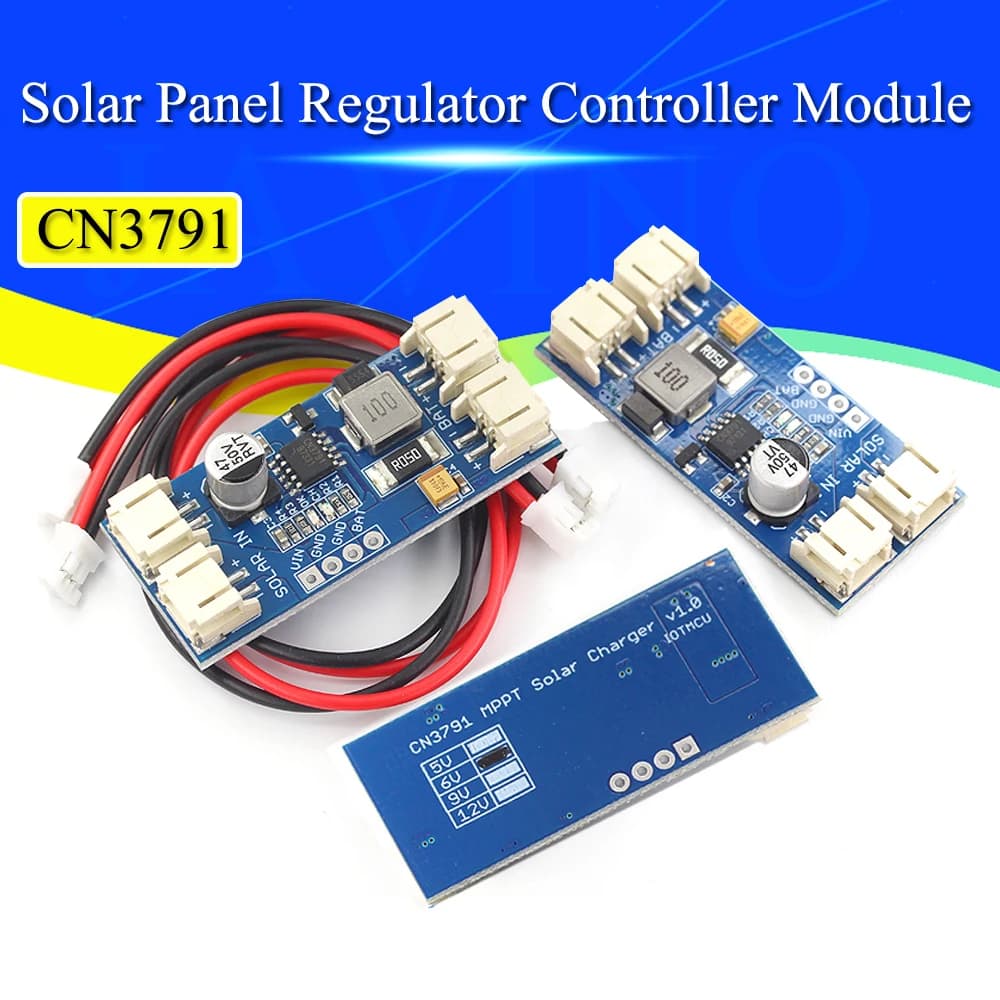 1/5/10Pcs Javino CN3791 MPPT Solar Controller 3.7V/4.2V 1-Cell Lithium Battery Charger Regulator 6V 12V 9V Module