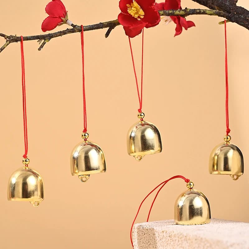 10/20Pcs Brass Christmas Mini Bells Metal Decor Bell Pendant DIY Craft Wind Chime Door Bell Decoration Accessories【Homeclub】