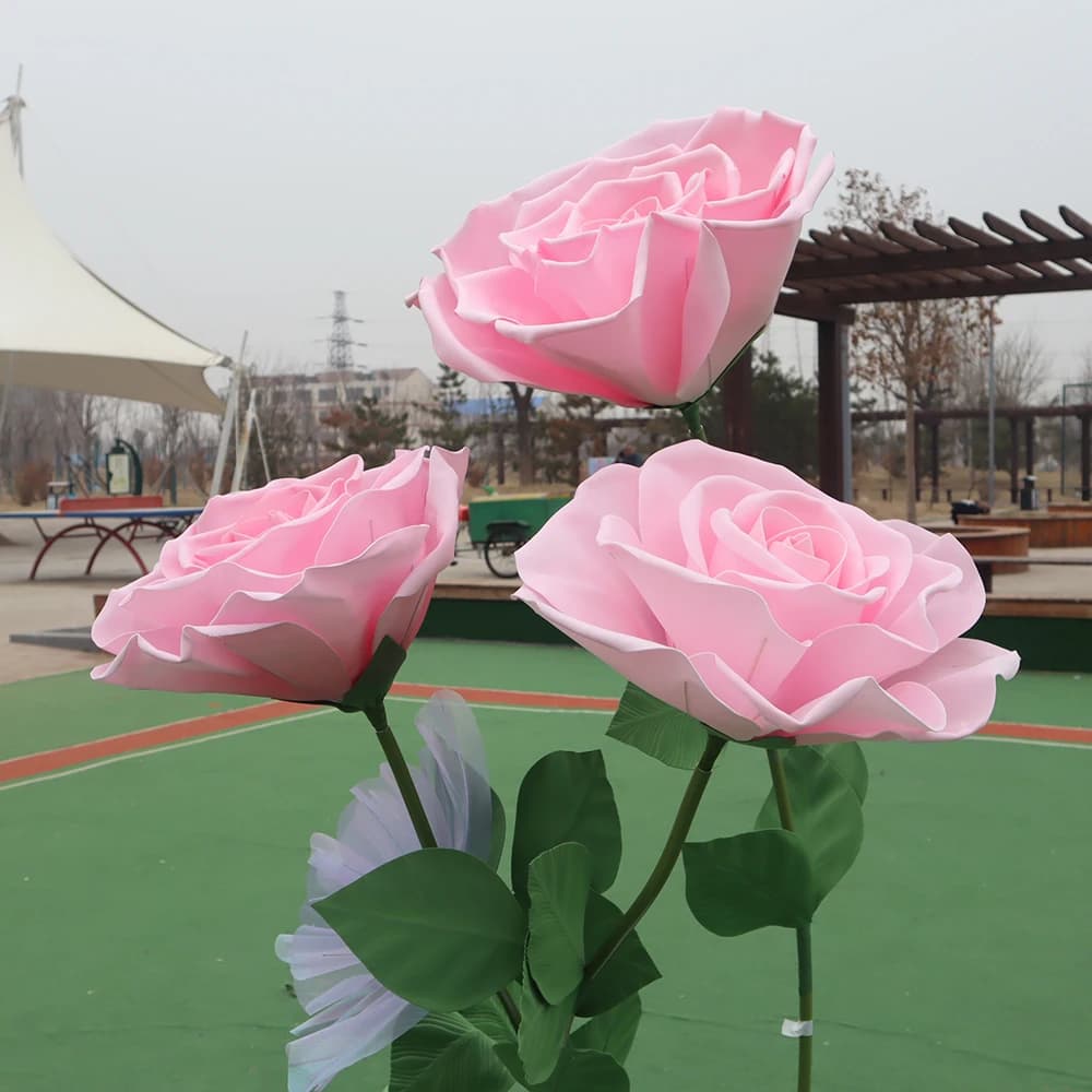 PE Peony Rose Foam Flower, Fake Plants, Wedding Events Decoration, Party Accessories, New Style, Valentine's Day
