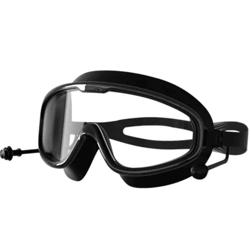 HOES-Adattamento confortevole, occhiali per nuoto-antiappannamento, 180 ° Vision, cinturino regolabile, perfetto per tutte le forme del viso