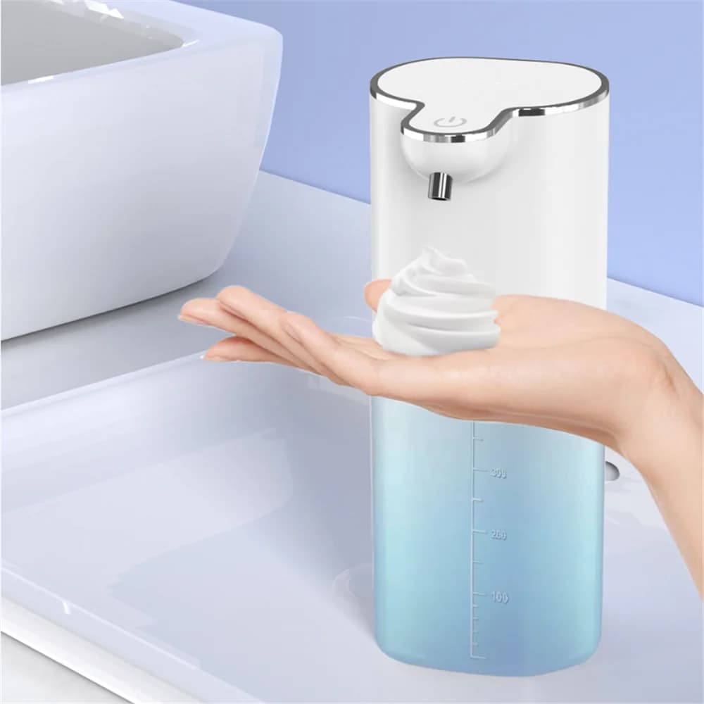 Dispenser Automatico di Sapone a Schiuma con Ricarica USB, Dispenser di Sapone Liquido Intelligente a Induzione, Macchina per la Pulizia delle Mani Senza Contatto per Cucina