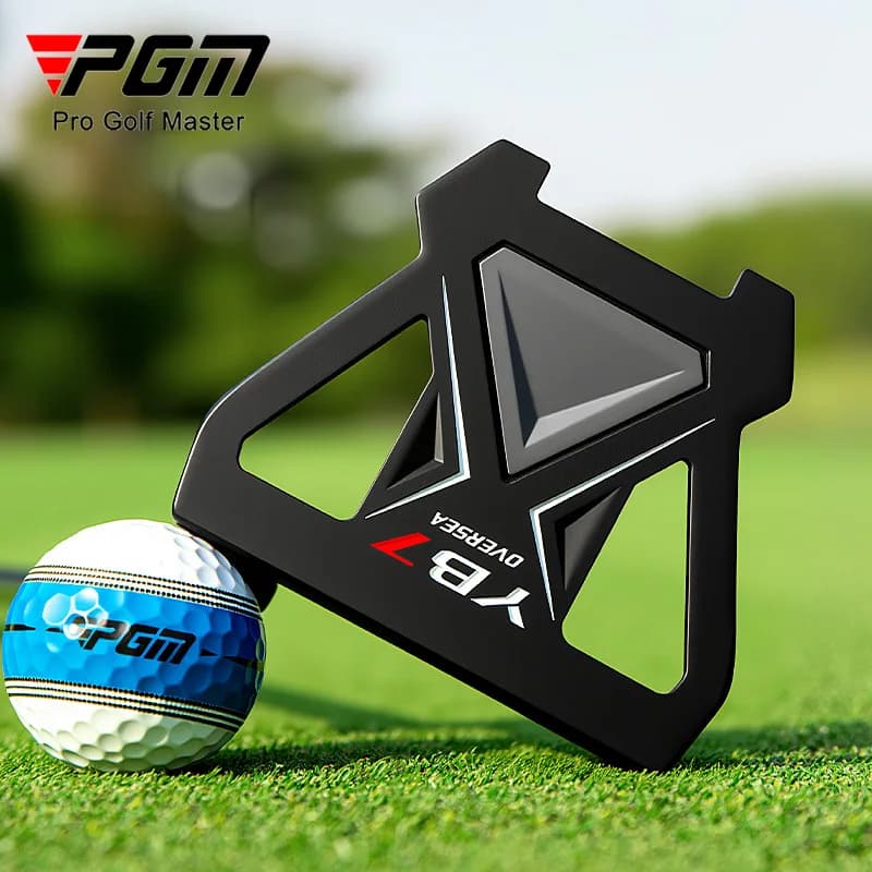Putter da golf PGM da uomo con mirino a tre linee, club stabile a basso centro di gravità, elevata tolleranza e precisione nella correzione degli errori di linea TUG096