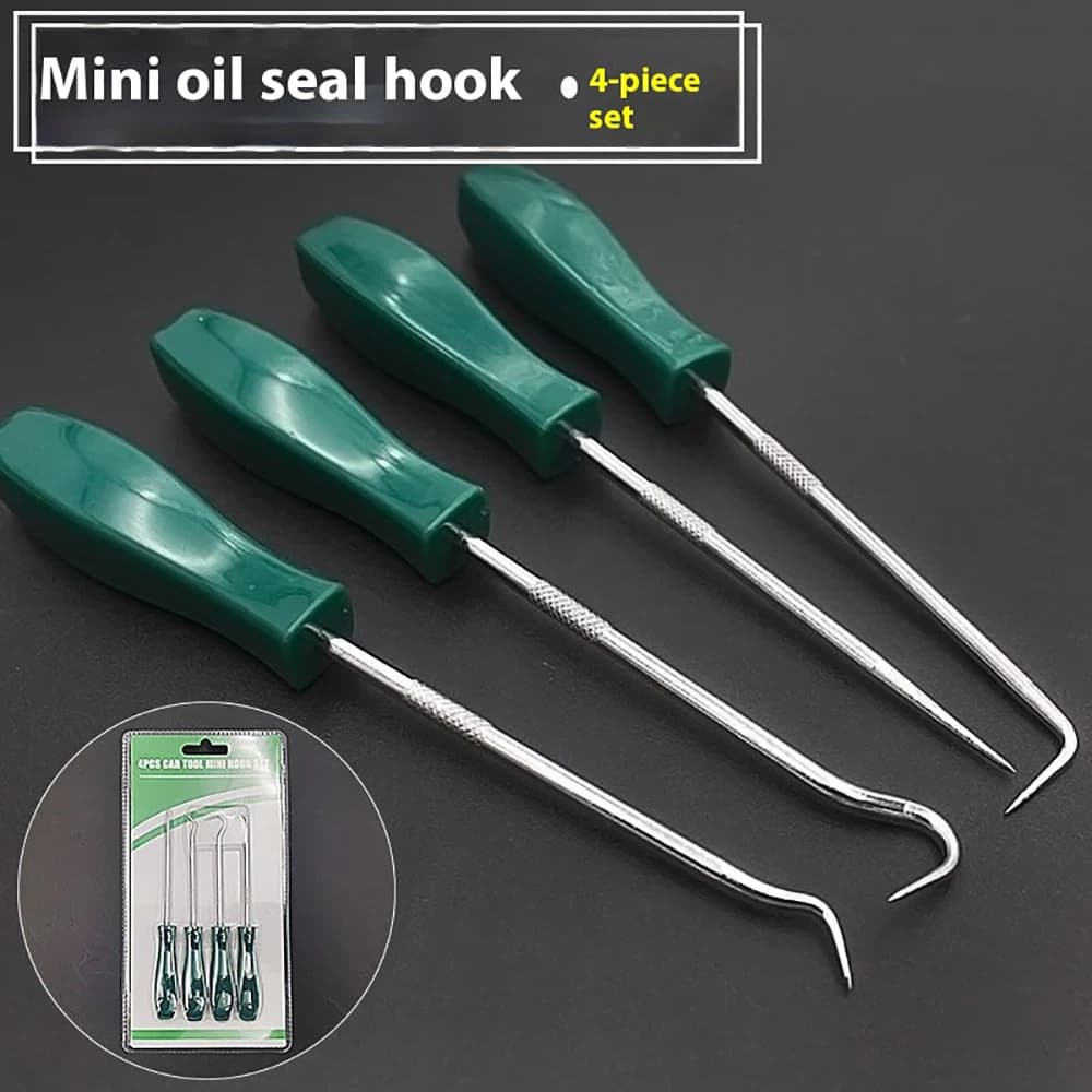 4 pezzi set di cacciaviti con paraolio per auto, ganci per veicoli, per garage, generici, idraulici, meccanici, officina, strumenti per auto 135mm