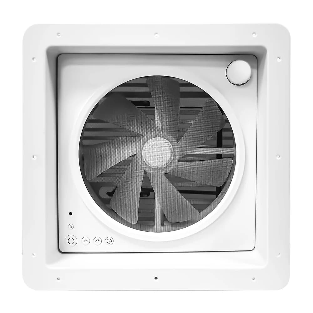 Nuovo Ventilatore Elettrico da Tetto per Camper con Telecomando, 4 Velocità, 12V