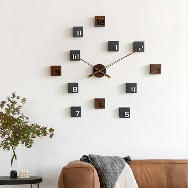 Wall clock with creative design Xenomorph Living Room Large aesthetic wall clock Fashion Nordic Luxury Reloj Pared Home Decorations