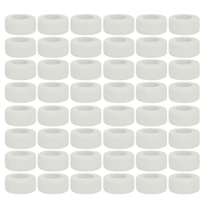 1/6/20/30/48 pz. Nastro Elastico Bianco per Tatuaggi, Benda Adesiva Non Tessuta per Impugnatura, Braccialetto per Dita, Accessori per Tatuaggi