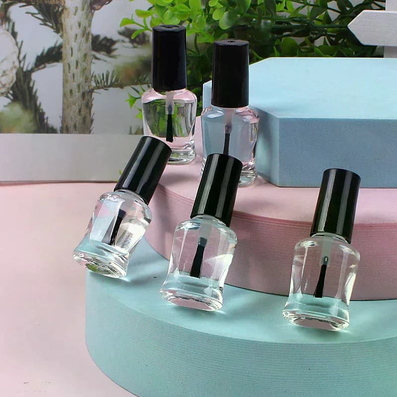 6ml Salute Trasparente Top Coat Trasparente Migliora Glitter Smalto per unghie Nail Art Armatura Olio Nessuna cottura Olio ad asciugatura rapida a lunga durata