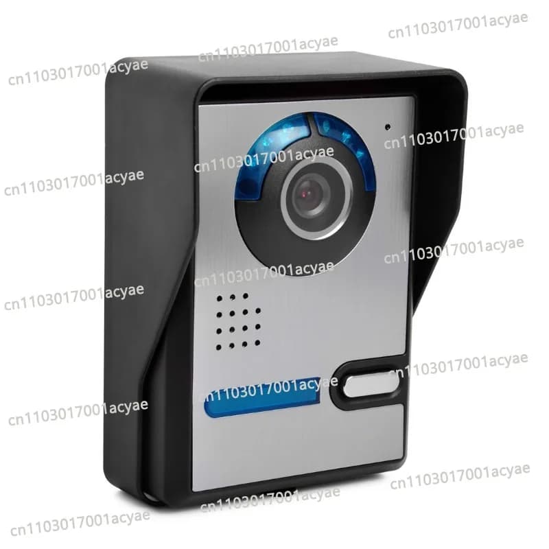High definition 1080P mobile language message intercom wireless mobile phone 7 inch wired graffiti WIFI video doorbell