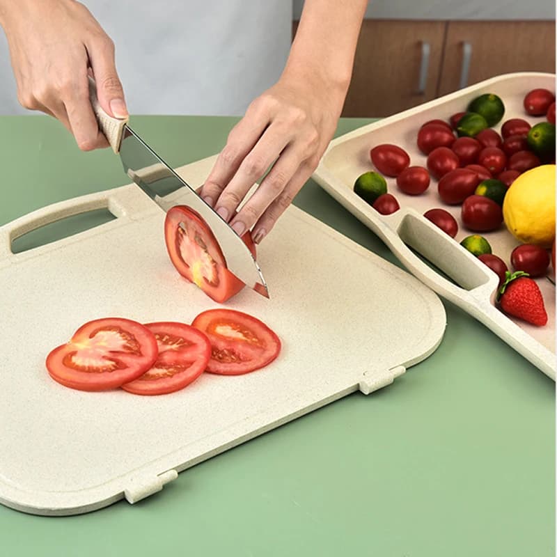 Tagliere Grande per Cucina - Domestic Tagliere, for Food for Children, for Fruit and Vegetables, Ideal for Dormitory