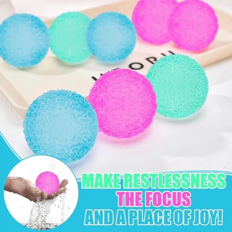 Ice Squishy Shape Toys in Maltose, Sensory Toys Blue Mochi, Simulated Antistress Toy Slow Response for Decompression