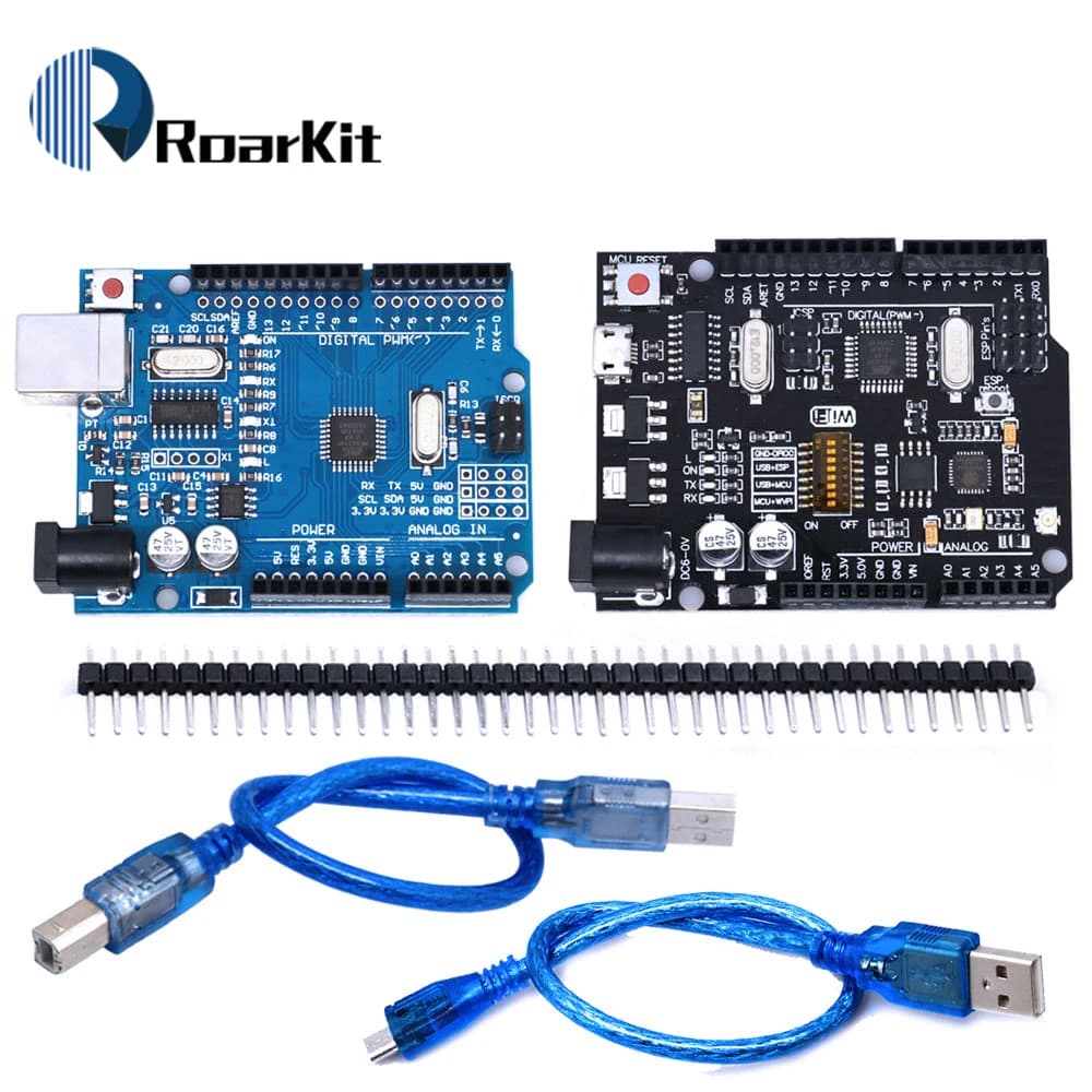 UNO R3 CH340 custodia ufficiale WiFi originale ATMEGA328P Chip Shell CH340G per scheda di sviluppo Arduino WeMos ESP8266