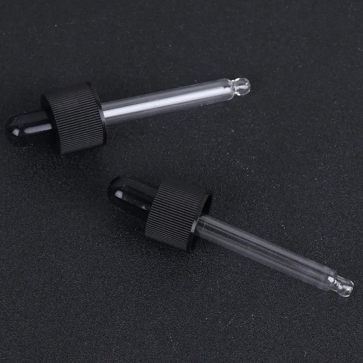 15Pcs Food Grade Glass Dropper with Plastic Cap for Essential Oil Bottles Aromatherapy Vials School Lab Home Experiments Easy to