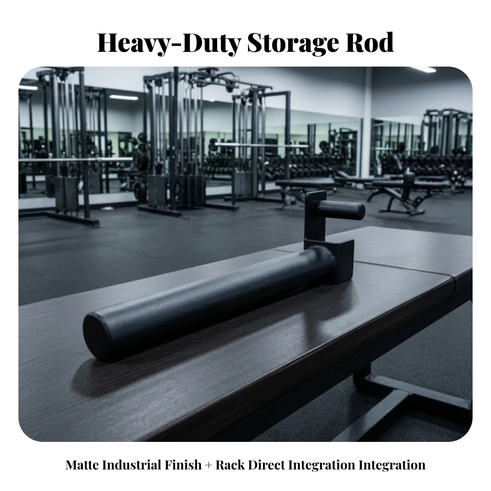 Weight Plate Storage Peg Compact Storage Peg with Locking Pin Rack-Mounted Plate Holder Professional Grade Quick Installation