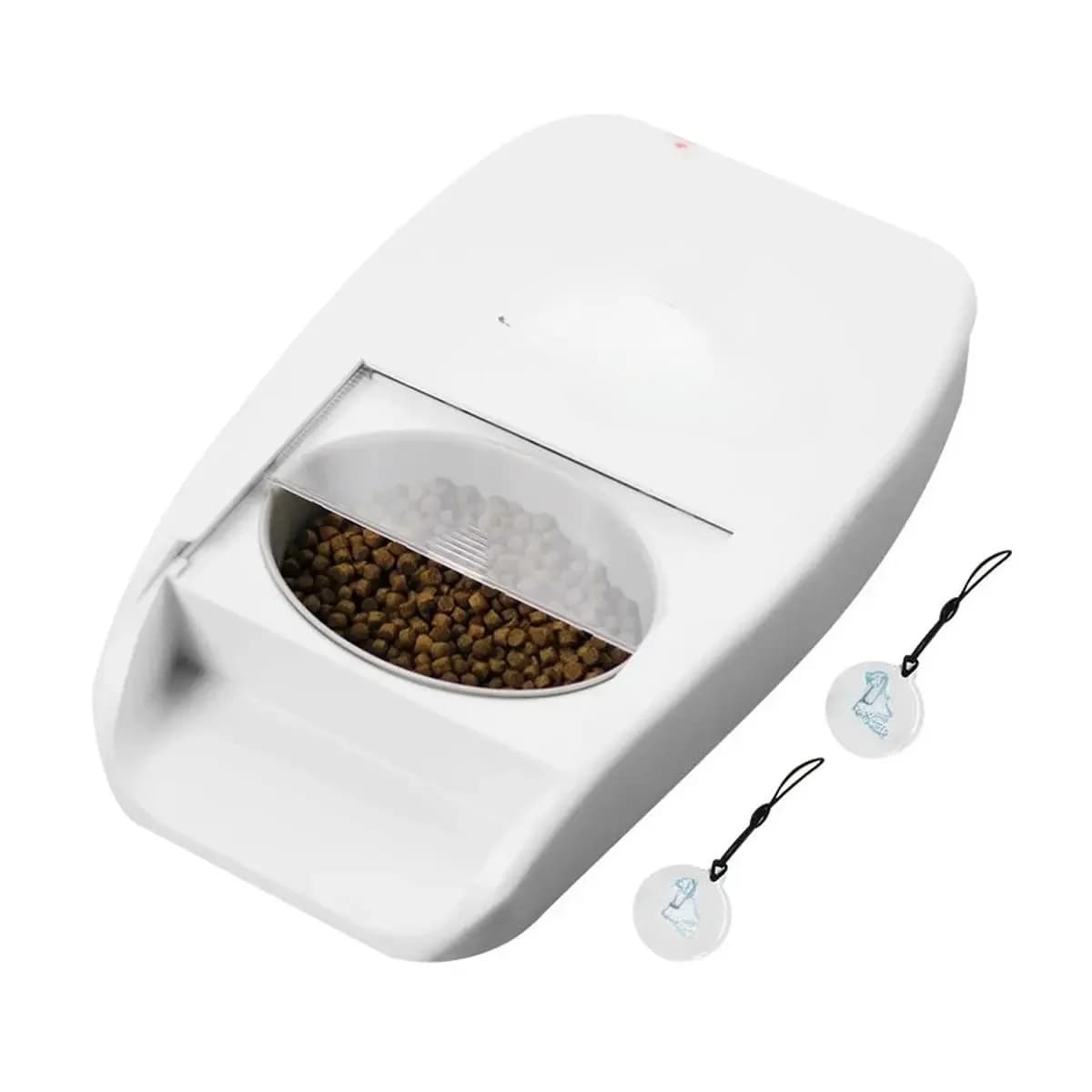 Nuova ciotola intelligente con microchip RFID per cani, gatti e altri animali domestici, distributore automatico di cibo per gatti con timer.