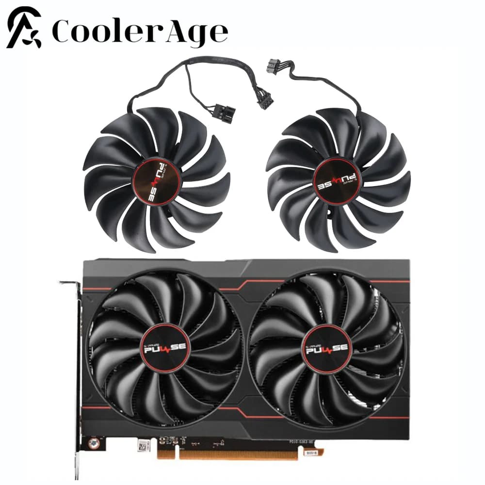 Per SAPPHIRE PULSE AMD Radeon RX 6500 XT Ventola della scheda video 90MM FDC9015U12S RX6500XT Ventola sostitutiva della scheda grafica