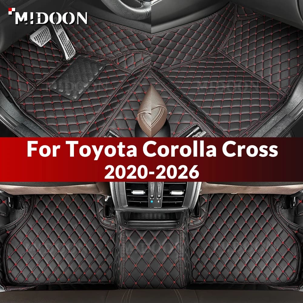 Nuovi stili! Tappetini Auto Personalizzati per Toyota Corolla Cross 2020-2026, Accessori Interni per Auto